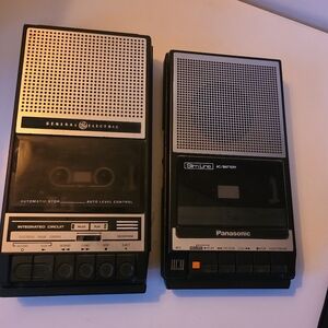 Panasonic Black Portable Cassette Players (for parts)